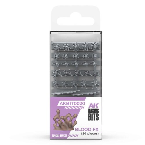AK Interactive AKBIT0020 BLOOD FX - BASING BITS 54 pieces