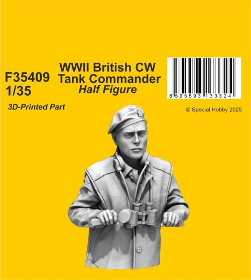 CMK 129-F35409 WWII British CW Tank Commander / Half Figure