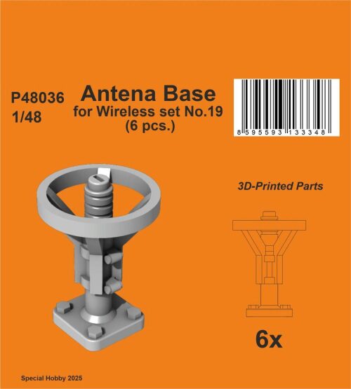 CMK 129-P48036 Antena Base for Wireless set No.19 (6 pcs.)