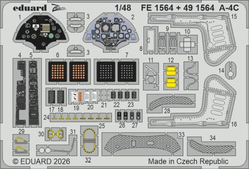 Eduard Accessories FE1564 A-4C for Hobby Boss