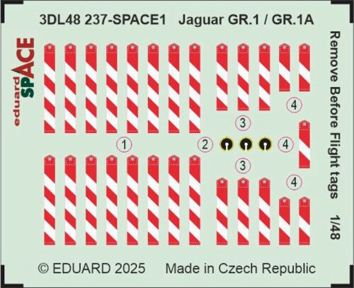 Eduard Accessories SIN648147 Jaguar GR.1A for Airfix