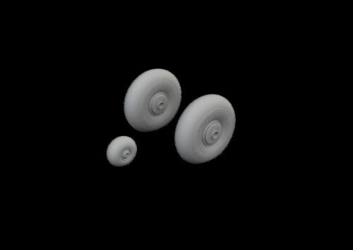 Eduard Accessories 6481163 Beaufighter Mk.VI wheels for Revell