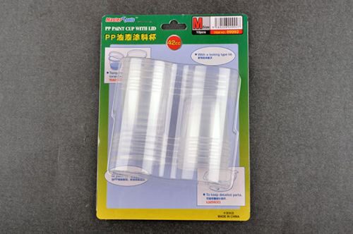 Master Tools 09992 PP Paint Cup with Lid----  M-size 42cc X 10pcs