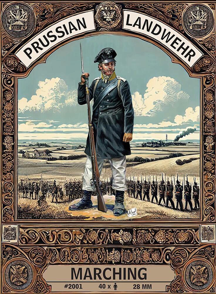 Hät 2001 28 mm Preussiche Landwehr, ma