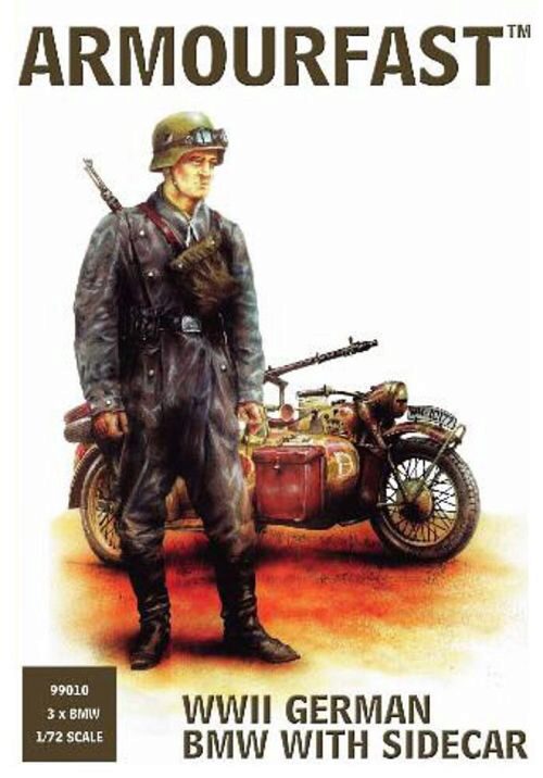 Hät 378126 1/72 WWII Deutsche Soldaten mit BMW-Motorrad