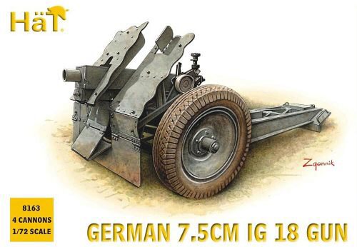 Hät 378163 1/72 Deutsches Infanterie-Geschütz 7,5 cm IG18