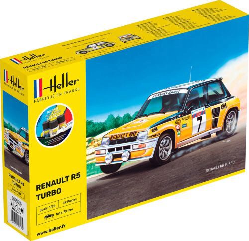 Heller 56717 STARTER KIT Renault R5 Turbo
