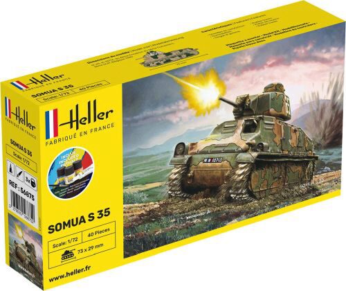 Heller 56875 STARTER KIT Panzer Somua