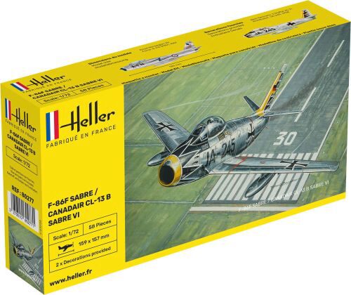 Heller 80277 N.A. F-86F SABRE / CANADAIR CL-13 B Sabre VI