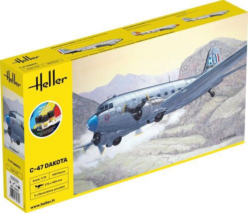 Heller 35372 STARTER KIT C-47 DAKOTA
