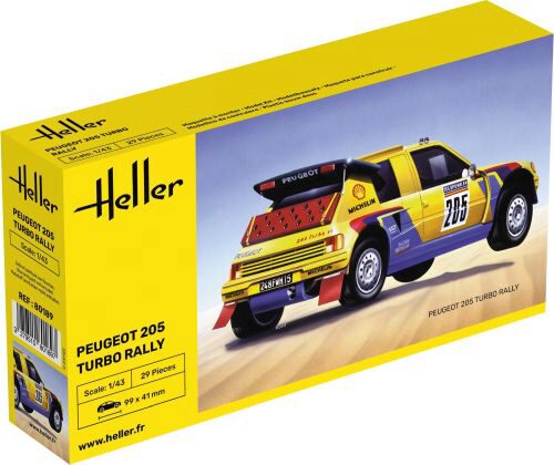 Heller 80189 Peugeot 205 Turbo Rally
