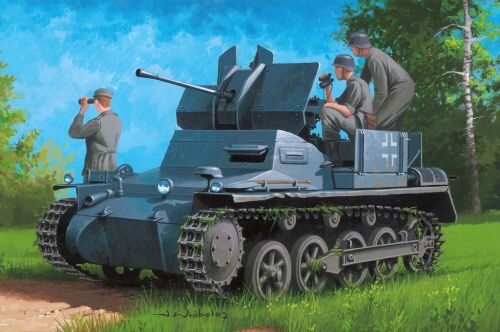 Hobby Boss 80147 1/35 Flakpanzer IA mit Munitions-Anhänger