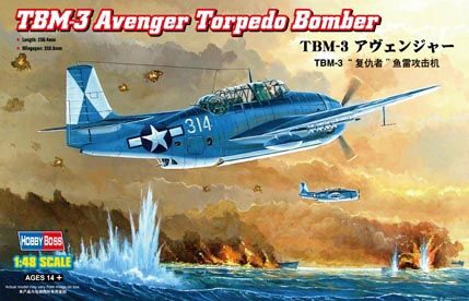 Hobby Boss 80325 1/48 TBM-3 Avenger Torpedo Bomber