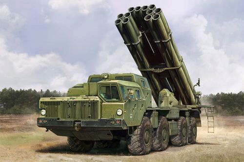 Hobby Boss 82940 Russian 9A52-2 Smerch-M multiple rocket launcher of RSZO 9k58 Smerch MRLS