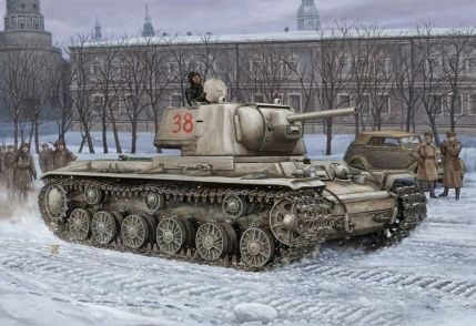 Hobby Boss 84814 Russian KV -1'S Ehkranami tank