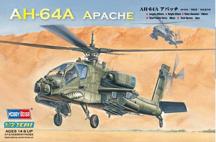 Hobby Boss 87218 1/72 AH-64A Apache