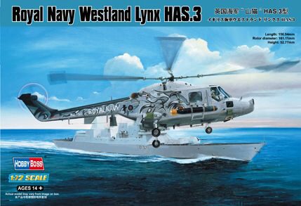 Hobby Boss 87237 1/72 Royal Navy Westland Lynx