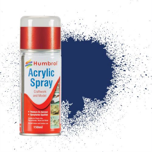 Humbrol AD6015 Acryl-Spray Mitternachts-Blau glänzend 150 ml