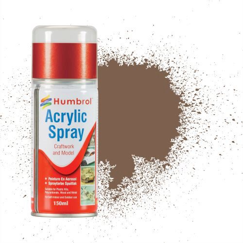 Humbrol AD6029 Acryl-Spray Dunkelbraun matt 150 ml