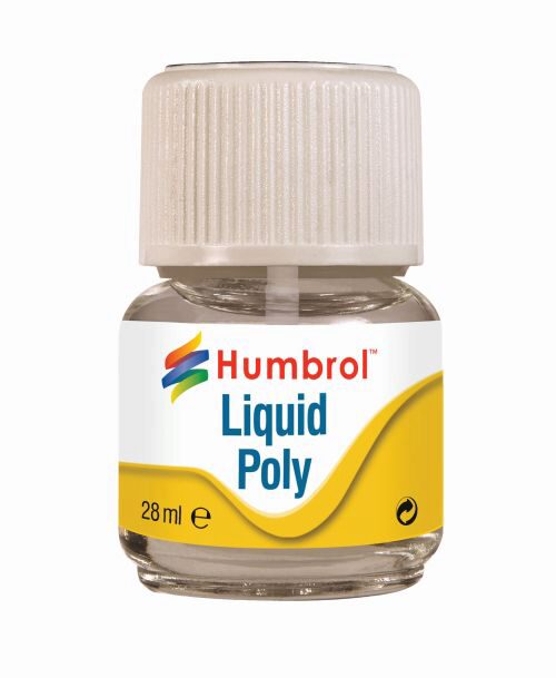 Humbrol AE2500 Pinsel-Klebstoff für Polystyrol, 28 ml