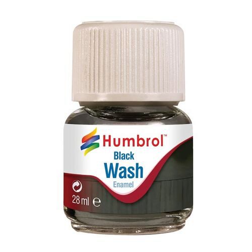 Humbrol AV0201 Enamel Wash Black 28 ml