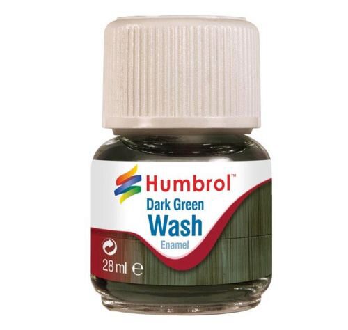 Humbrol AV0203 Enamel Wash Dark Green 28 ml