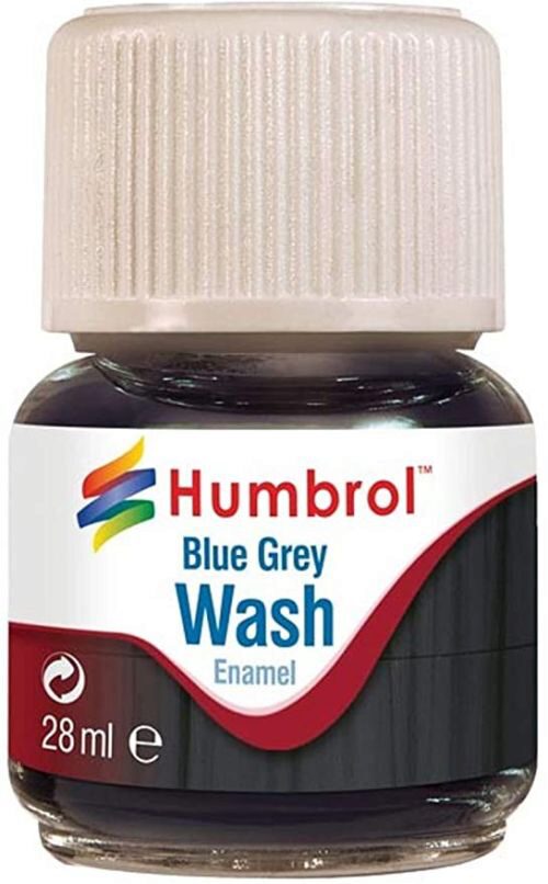 Humbrol AV0206 Enamel Wash Blue Grey 28 ml