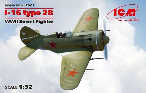 ICM 32002 I-16 type 28, WWII Soviet Fighter