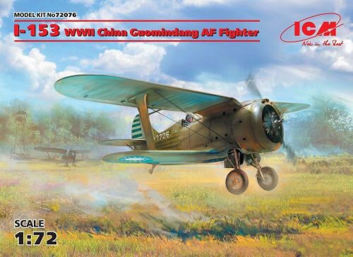 ICM 72076 I-153,WWII China Guomindang AF Fighter