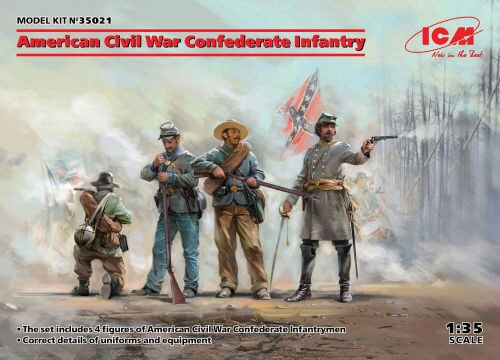 ICM 35021 American Civil War Confederate Infantry