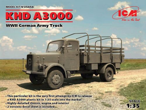 ICM 35454 KHD A3000, WWII German Truck