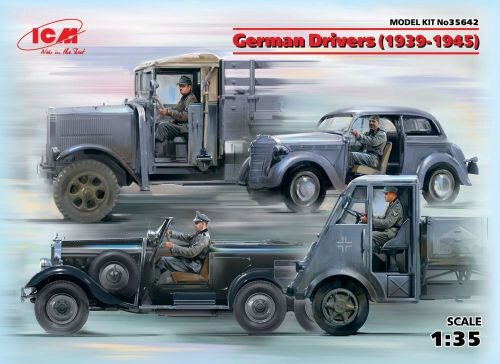 ICM 35642 German Drivers(1939-1945)(4 Figures)