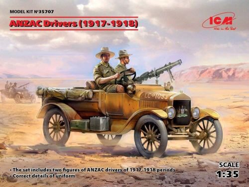 ICM 35707 ANZAC Drivers (1917-1918)(2 figures)