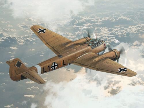 ICM 48235 Ju 88A-11, WWII German Bomber