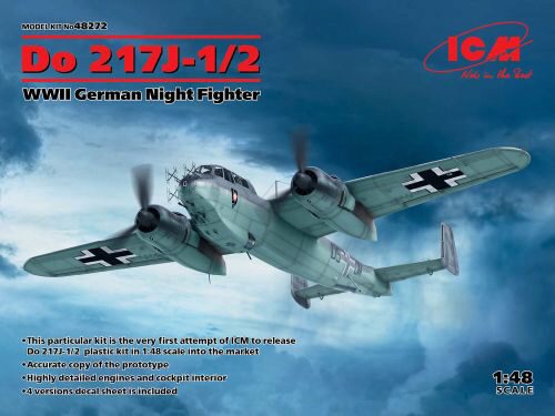 ICM 48272 Do 217J-1/2, WWII German Night Fighter