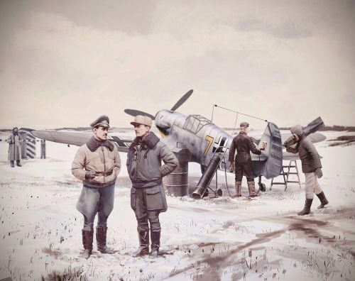 ICM 48804 1/48 Me Bf 109F-4 mit Persona