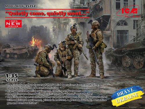 ICM 35752 Quietly came,quietly went.Special Operations Forces of Ukraine(4 fig)new molds
