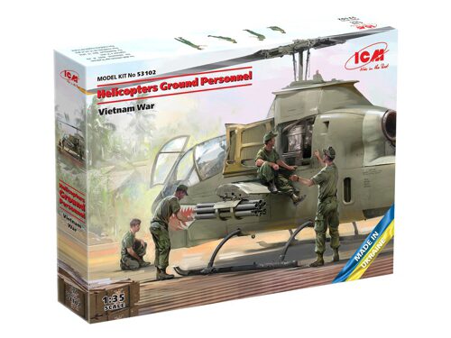 ICM 53102 Helicopters Ground Personnel (Vietnam War) (100% new molds)