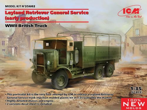 ICM 35602 Leyland Retriever General Service (early production), WWII British Truck