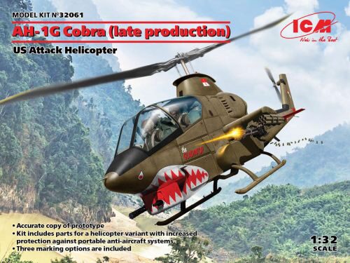 ICM 32061 AH-1G Cobra (late production), US Attack Helicopter