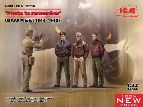 ICM 32116 Photo to remember, USAAF Pilots (1944-1945)