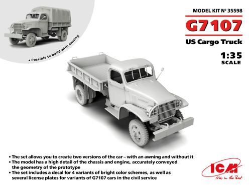 ICM 35598 G7107, US Cargo Truck