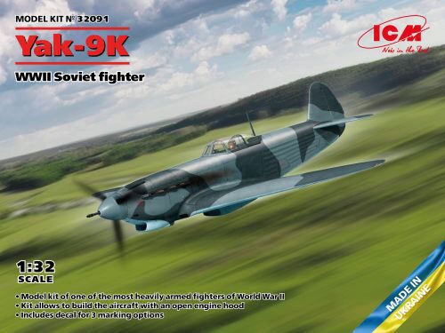 ICM 32091 Yak-9K, WWII Soviet fighter