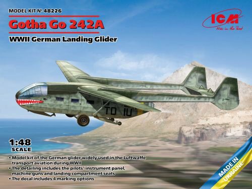 ICM 48226 Gotha Go 242A, WWII German Landing Glider