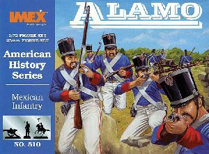 IMEX 940510 1/72 Amerikanische Geschichte:Mexikanische Infanterie Alamo