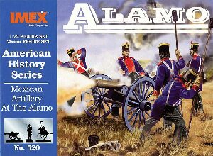 IMEX 940520 1/72 Amerikanische Geschichte:Mexikanische Artillerie Alamo
