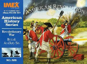 IMEX 940555 1/72 Amerikanische Geschichte:Revolution, britische Artiller