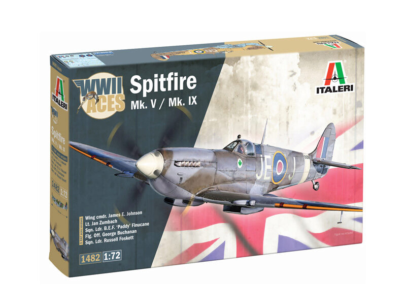 Italeri 1482 RAF Spitfire Mk.V / Mk.IX Aces