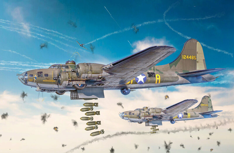 Italeri 1487 US B-17F Flying Fortress
