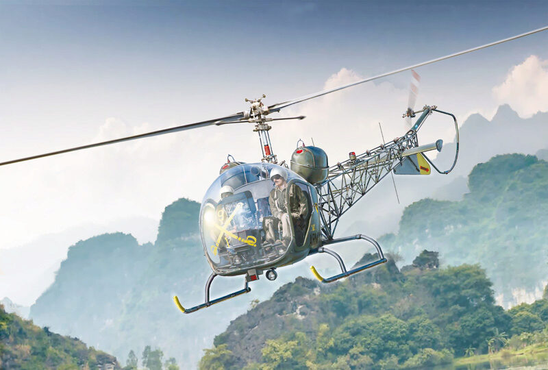 Italeri 2820 OH-13 Scout Helikopter Korea Krieg